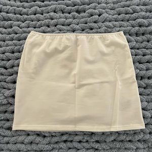 Edikted white mini skirt